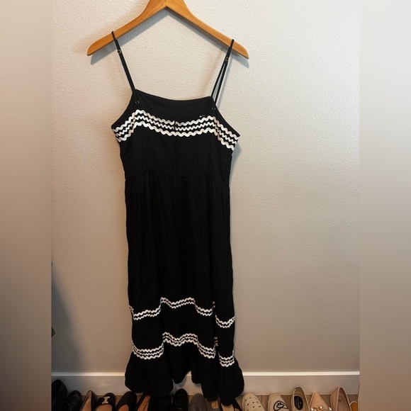 CeCe Black Summer Dress Size L - Picture 3 of 9
